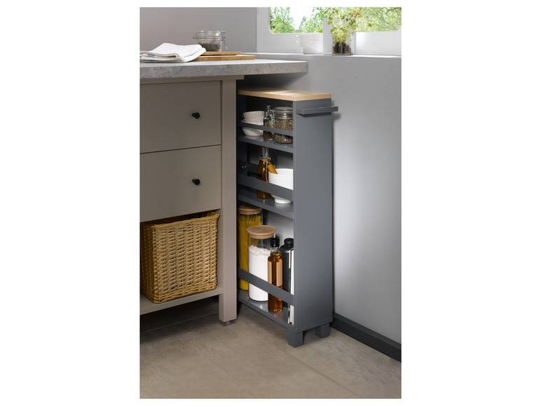 LIVARNO home Küchen-Nischenwagen, mit 3 Ablageflächen Tägliche Deals