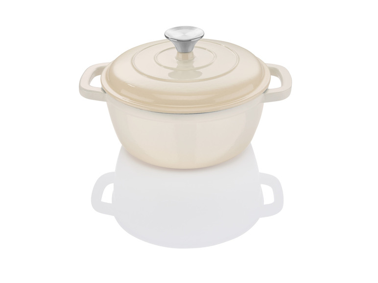 LIVARNO home Gusseisen-Topf, 2,2 l Riesige Ersparnisse