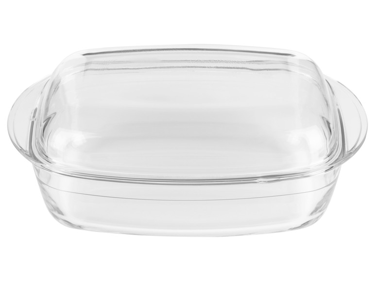 ERNESTO® Bräter mit Deckel, aus Borosilikatglas Super Sparpreis
