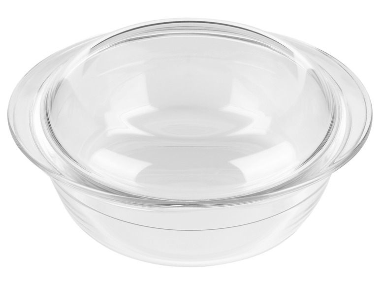 ERNESTO® Bräter mit Deckel, aus Borosilikatglas Super Sparpreis