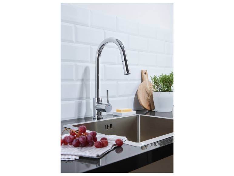 LIVARNO home Küchenarmatur, mit ausziehbarem Brauseschlauch Discount Store für neue Produkte