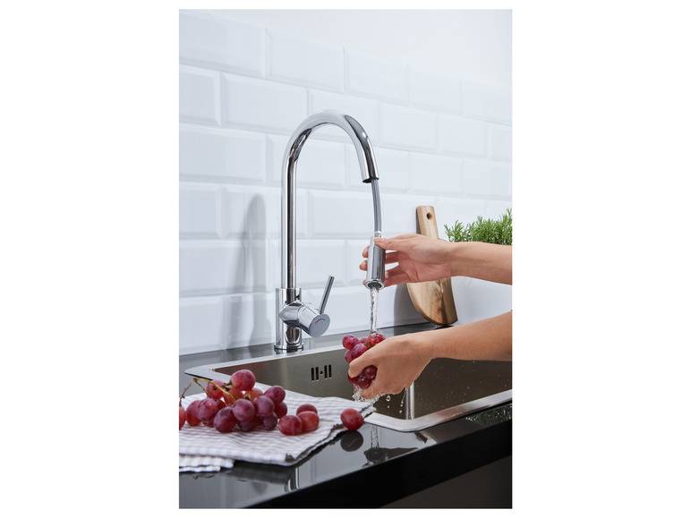 LIVARNO home Küchenarmatur, mit ausziehbarem Brauseschlauch Discount Store für neue Produkte