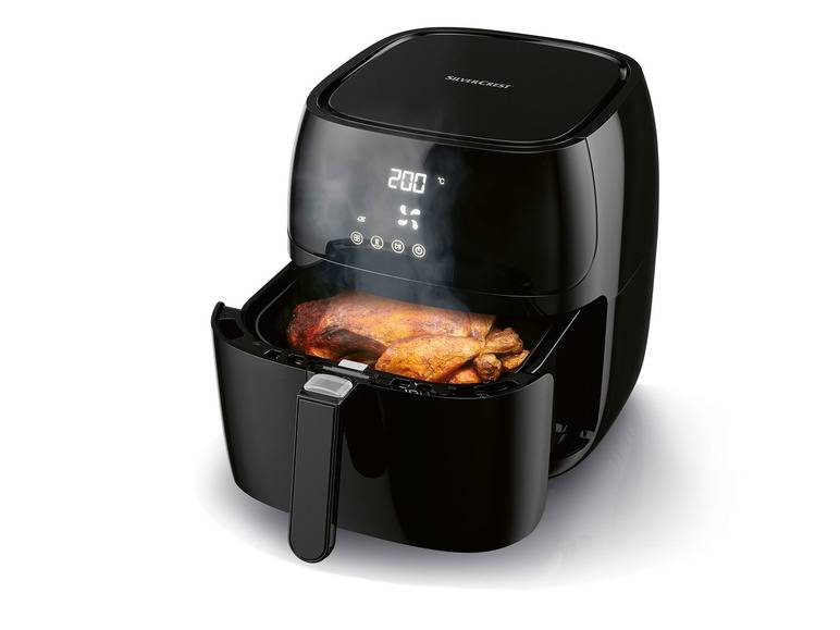 SILVERCREST® KITCHEN TOOLS Digitale Heißluft-Fritteuse XL, »SHFD 2150 A2« 2150 W 50% Rabatt für begrenzte Zeit