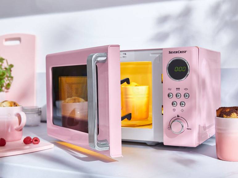 SILVERCREST® KITCHEN TOOLS Mikrowelle »SMWC 700 C1«, 17l, 700 W rosa Meist gekauft