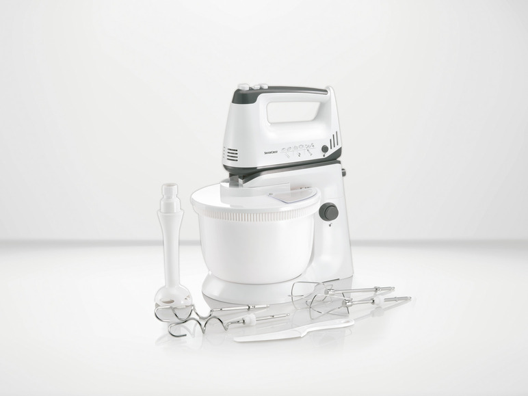 SILVERCREST® KITCHEN TOOLS Handmixer SHMS 300 C2 mit Schüssel und Spritzschutz Günstig kaufen