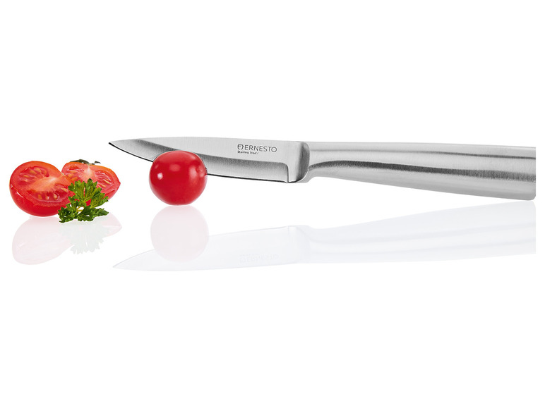 ERNESTO® Messer mit Bambus-Griff, Edelstahl-Griff Versandkostenfrei