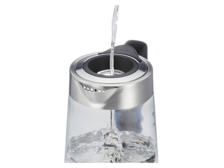 SILVERCREST® KITCHEN TOOLS Digitaler Glas-Wasserkocher »SWGD 3000 A2«, mit Farbwechsel Exklusivangebot