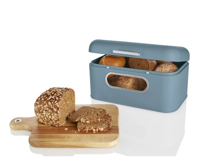 ERNESTO® Brotkasten, mit Sichtfenster, aus Metall Muttertagsangebot