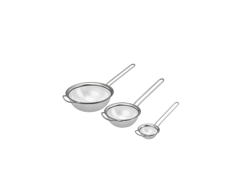 ERNESTO® Edelstahl-Küchensieb-Set, 3 Stück Neueste Mode