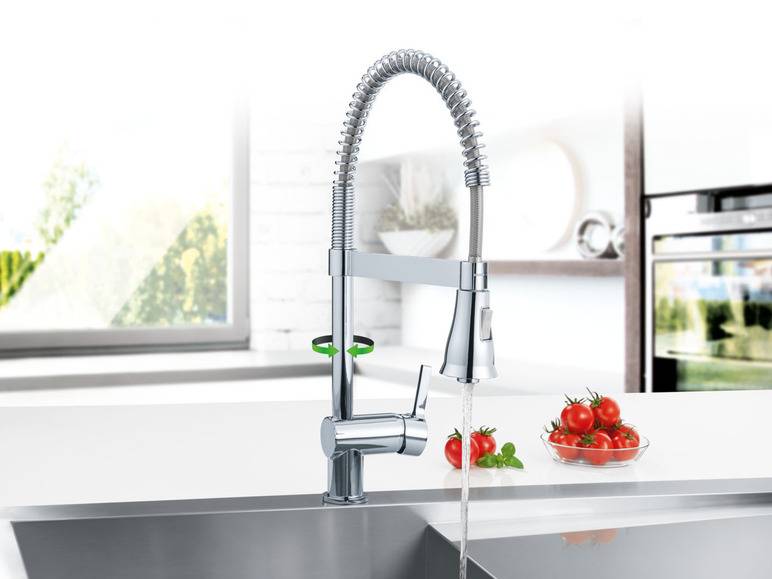 LIVARNO home Spültischarmatur, mit Spiralfeder / Gummischlauch JETZT KAUFEN