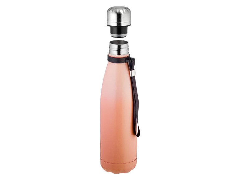 ERNESTO® Edelstahl-Isolierflasche, 0,5 l, mit Schlaufe Zeitbegrenzte Promotion