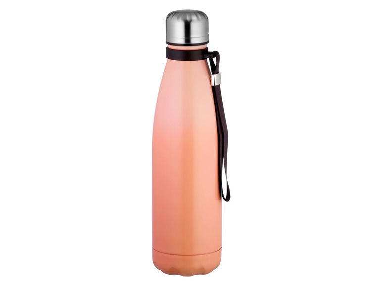 ERNESTO® Edelstahl-Isolierflasche, 0,5 l, mit Schlaufe Zeitbegrenzte Promotion