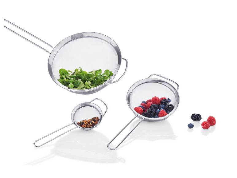 ERNESTO® Siebe, 3er Set, aus Edelstahl Discount Store für neue Produkte