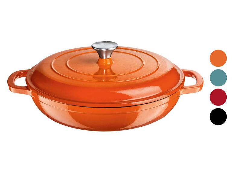 ERNESTO® Gusseisen-Servierpfanne, Ø 30 cm, mit Drop-System Im Verkauf