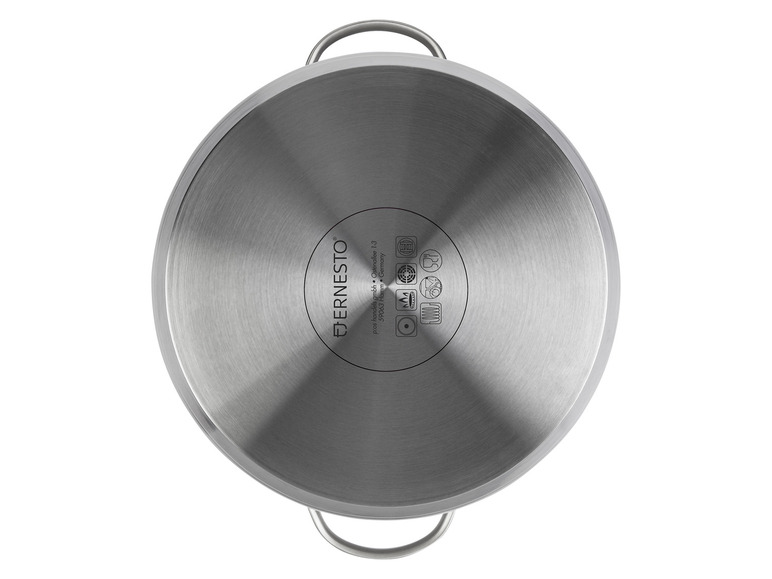 ERNESTO® Topfset Edelstahl, 6-tlg, mit Glasdeckel Rabatte dieses Monats