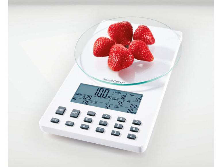 SILVERCREST® KITCHEN TOOLS Nährwert-Analysewaage fit »SNAW 1000 D2« Günstig kaufen