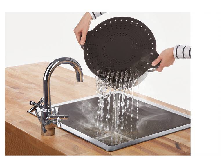 ERNESTO® Pfannenspritzschutz Silikon 3 in 1 Saisonschlussverkauf