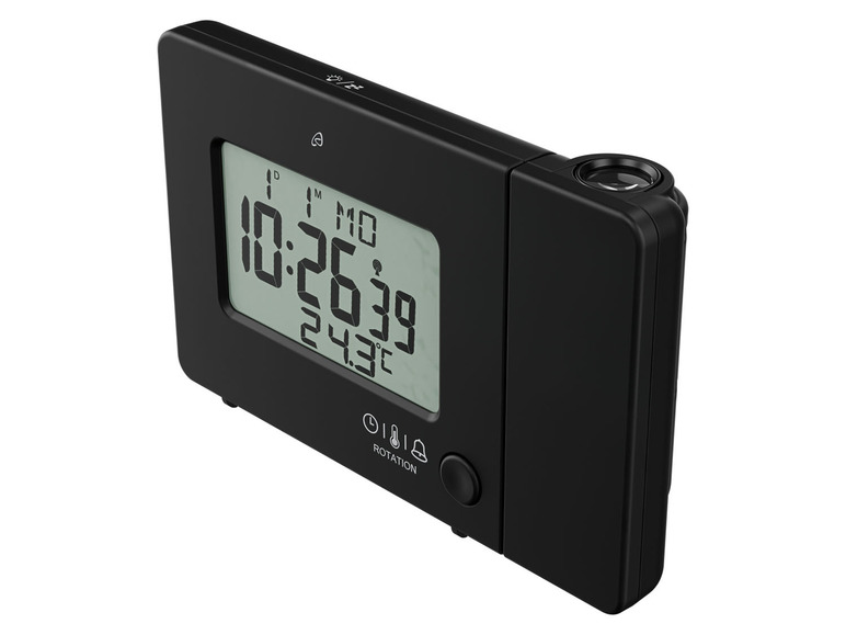 AURIOL® Funk-Projektionswecker, mit LC-Display Black Friday