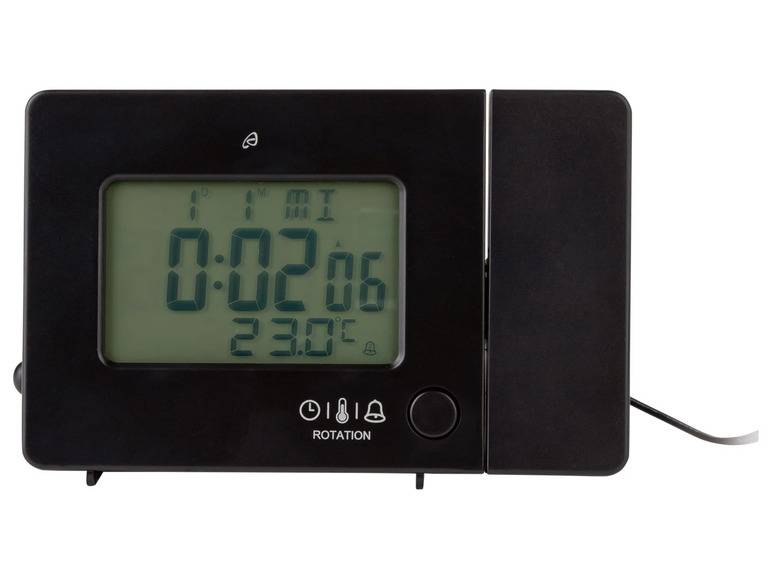 AURIOL® Funk-Projektionswecker, mit LC-Display Black Friday