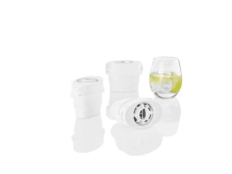 LIVARNO home Wasserfilter-Kartuschen, 3 Stück inkl. Adapter für Brita-Wasserkaraffen Osterangebot