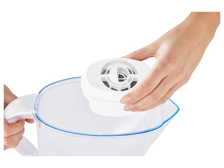 LIVARNO home Wasserfilter-Kartuschen, 3 Stück inkl. Adapter für Brita-Wasserkaraffen Osterangebot
