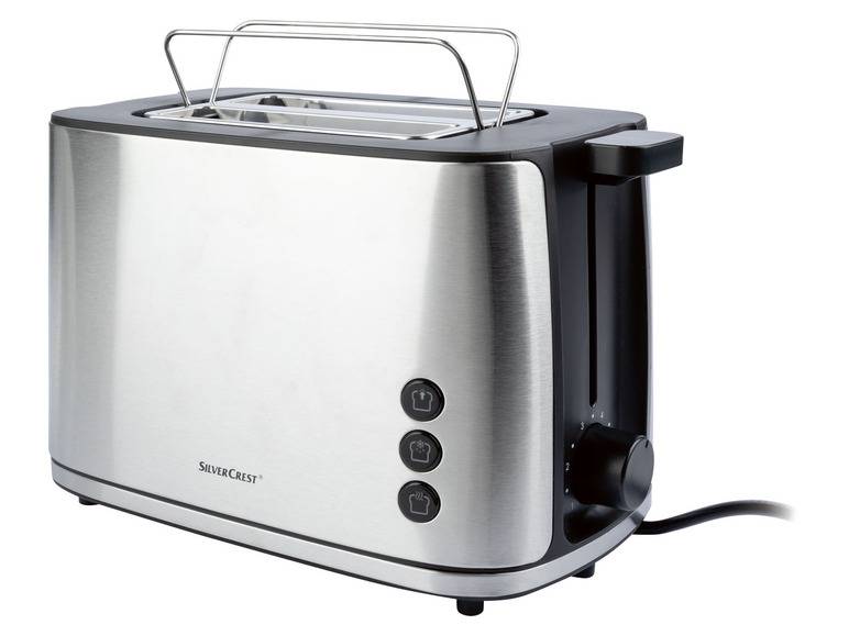 SILVERCREST® KITCHEN TOOLS Toaster »STE 950 A1«, Edelstahl, mit Brötchenaufsatz Neueste Mode