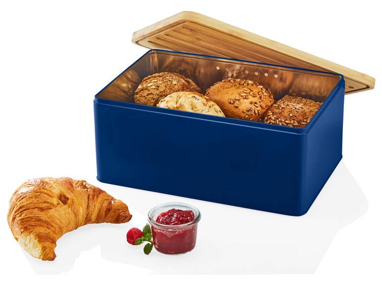 ERNESTO® Brotkasten, mit Bambusdeckel, 2in1 Blitzangebot