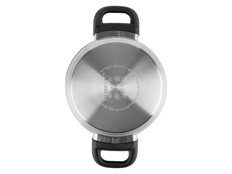 ERNESTO® Edelstahl-Topf, Ø 16 cm Riesige Ersparnisse