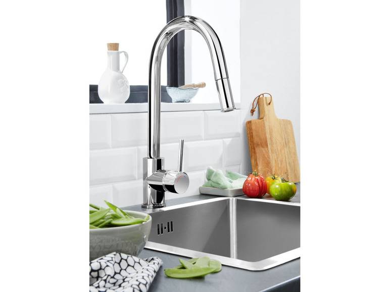 LIVARNO home Design Küchenarmatur, mit Brauseschlauch Bis zu 65% Rabatt