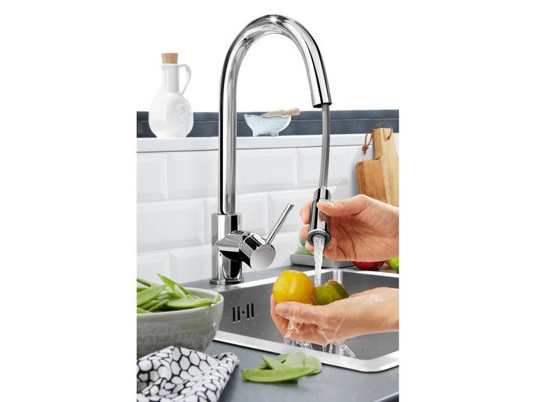 LIVARNO home Design Küchenarmatur, mit Brauseschlauch Bis zu 65% Rabatt