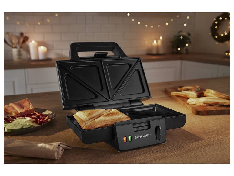 SILVERCREST® KITCHEN TOOLS Sandwichmaker XXL »SSWM 900 A1«, 900 W Bis zu 55% Rabatt