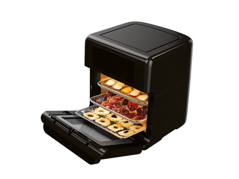 SILVERCREST® KITCHEN TOOLS Heißluftfritteuse 9-in-1 SHF 1800 B1 50% Rabatt für begrenzte Zeit