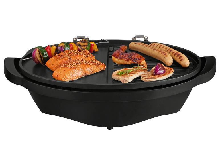 GRILLMEISTER Standgrill elektrisch »SSGE 2400 A1«, 2400 Watt Auslauf