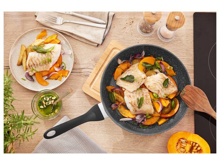 ERNESTO® Aluminium-Pfanne / -Wok, 28 cm, in Granitoptik Valentinstagsangebot