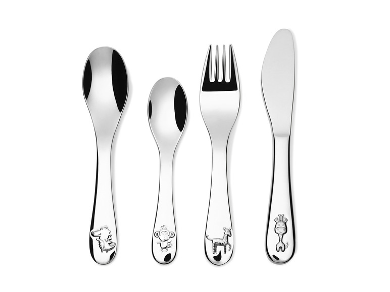 ERNESTO® Kinderbesteck-Set, 4-teilig, hochglanzpoliert Bestseller