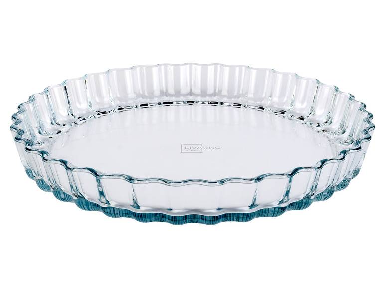 LIVARNO home Auflaufform \ Quiche- und Obstkuchenform \ Souffléform, aus Borosilikatglas Räumungsverkauf