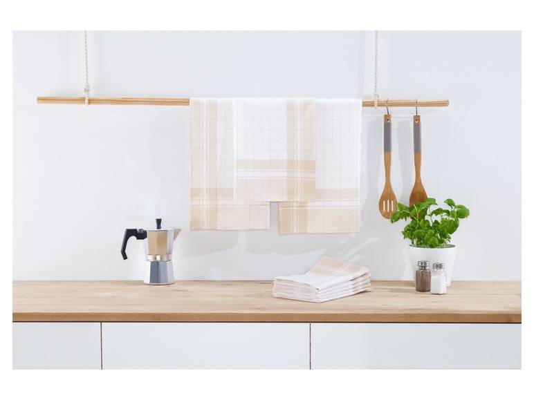 LIVARNO home Geschirrtücher, 8 Stück, 50 x 70 cm 50% Rabatt mit kostenlosem Versand