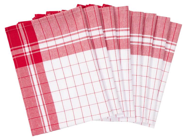 LIVARNO home Geschirrtücher, 8 Stück, 50 x 70 cm 50% Rabatt mit kostenlosem Versand