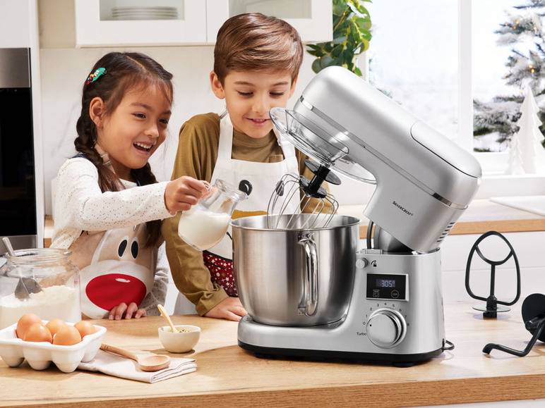 SILVERCREST® KITCHEN TOOLS Küchenmaschine »SKMW 900 A1«, inkl. Waage 50% Rabatt für begrenzte Zeit