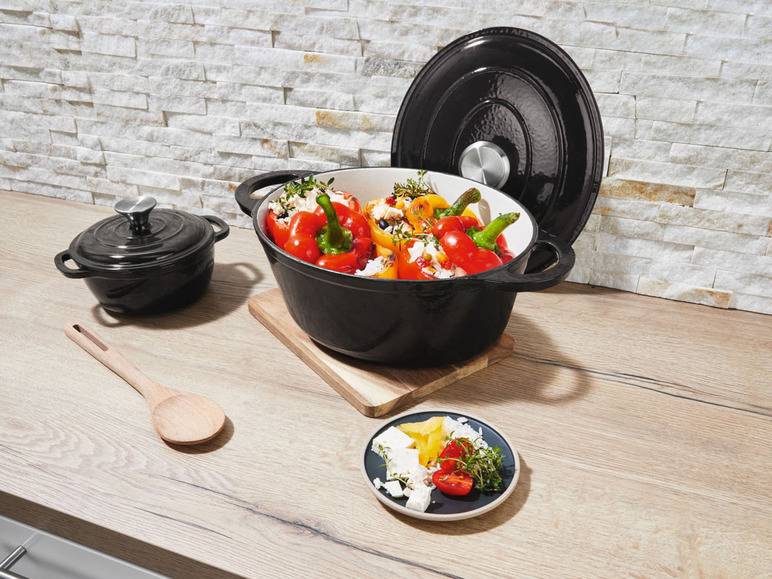 ERNESTO® Gusseisen-Bräter, oval Ø 33 cm Rabatte dieses Monats