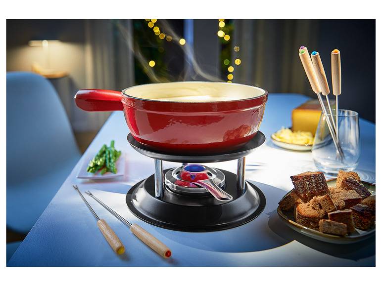 ERNESTO® Fondue Gusseisen 20 cm Begrenztes Angebot