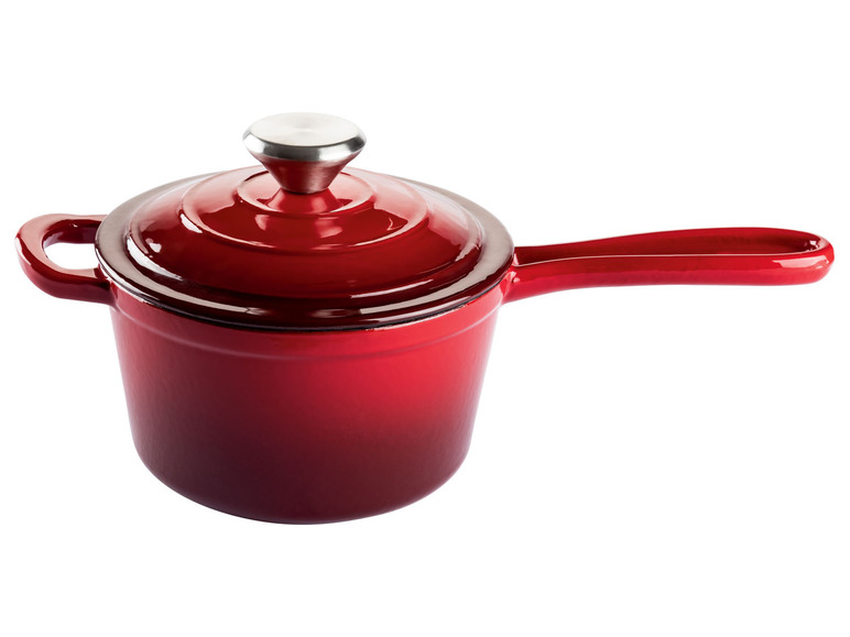 ERNESTO® Stielkasserolle Gusseisen emailliert, 1,5L Black Friday