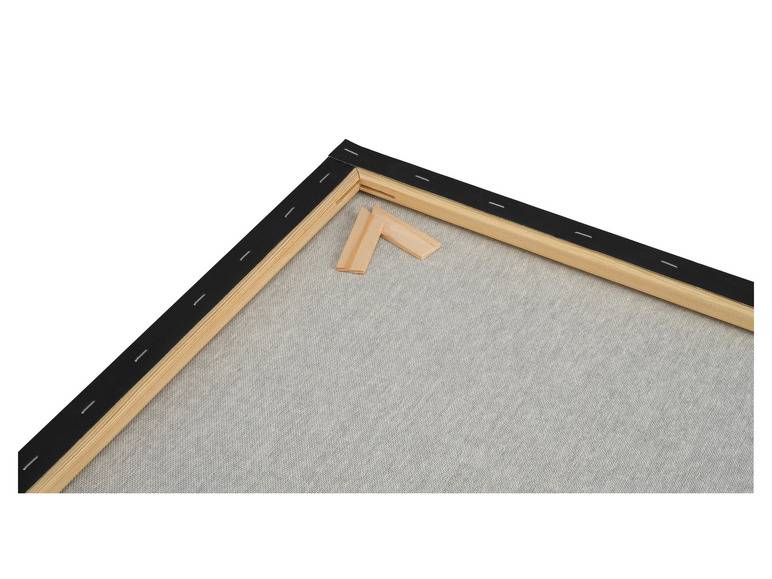 crelando® Leinwand / Leinwand-Set, schwarz vorgrundiert, aus Baumwolle Vatertagsangebot
