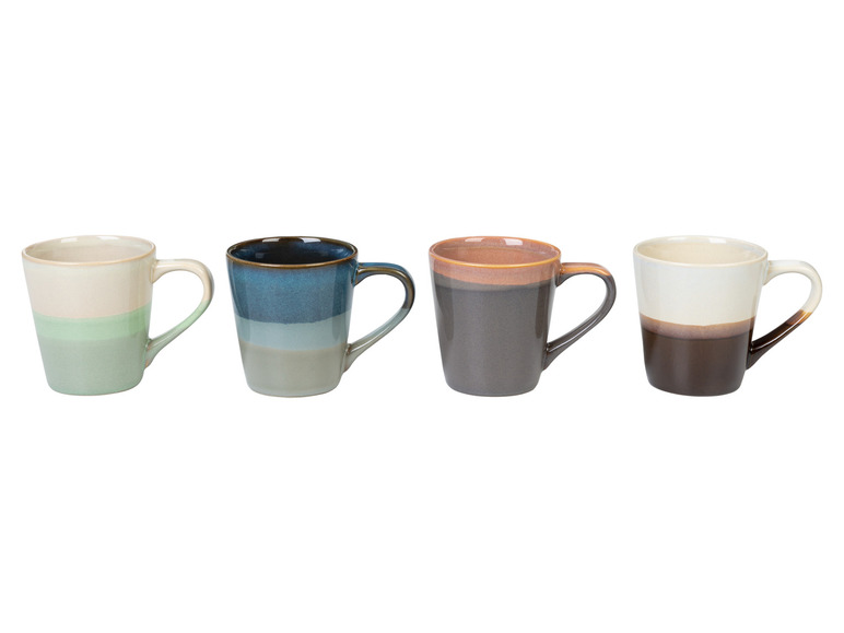 LIVARNO home Kaffeetassen Set / Kaffeekanne, aus glasiertem Steingut Heißer Verkauf