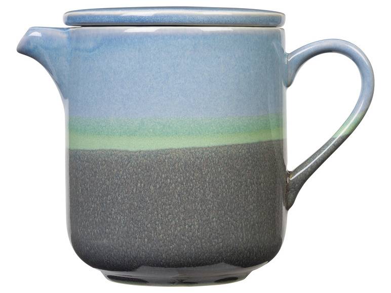 LIVARNO home Kaffeetassen Set / Kaffeekanne, aus glasiertem Steingut Heißer Verkauf