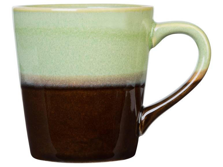 LIVARNO home Kaffeetassen Set / Kaffeekanne, aus glasiertem Steingut Heißer Verkauf