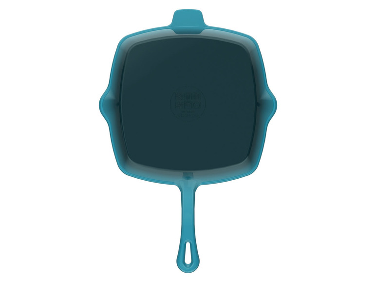 ERNESTO® Gusseisen-Grillpfanne, 24,5 x 24,5 cm, gerillt Online Outlet