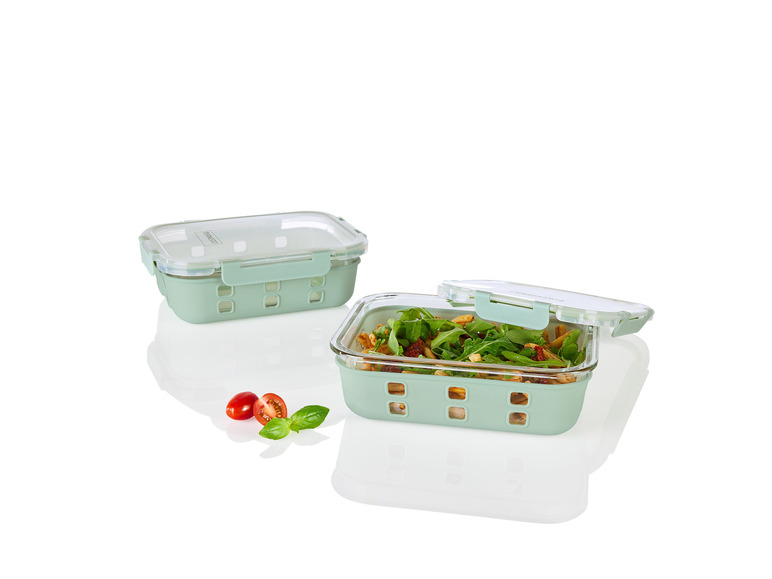 ERNESTO® Glas-Frischhaltedosen-Set, 2 Stück Neuheiten