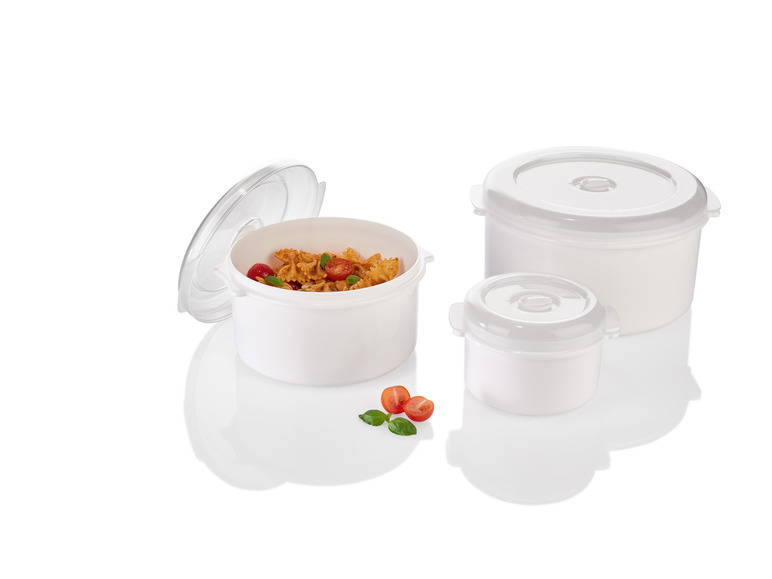 ERNESTO® Mikrowellendosen-Set, 3-teilig Kauf eins, bekomm eins gratis