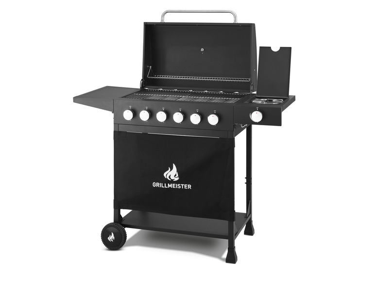GRILLMEISTER Gasgrill »Memphis«, 6plus1, 18 kW, mit Seitenbrenner Letzte 3 Tage
